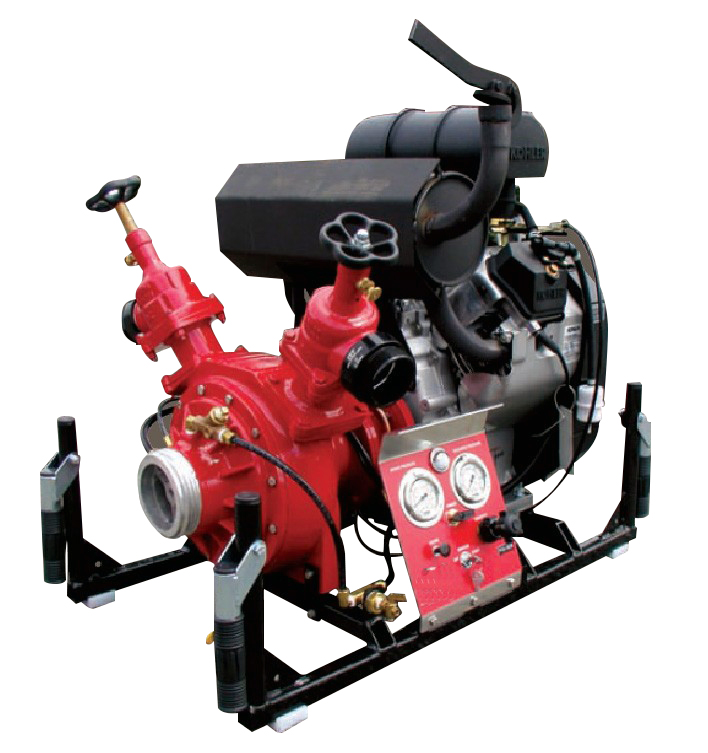 Motobomba de doble turbina centrífuga