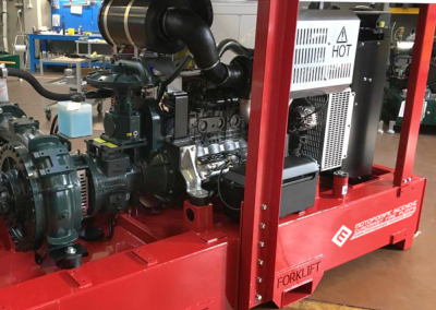 Grupo motobomba fijo transferencia de agua