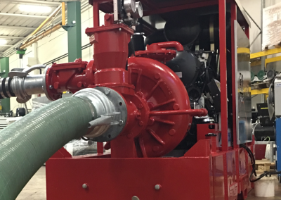 Grupo motobomba fijo transferencia de agua