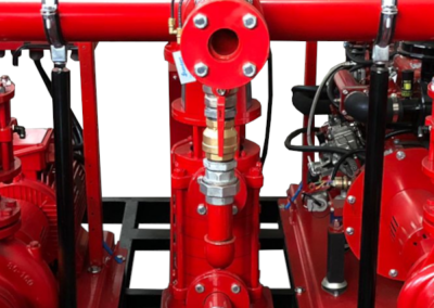 Grupo motobomba sobre chasis