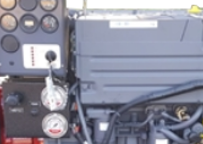 Motobomba sobre bastidor portátil