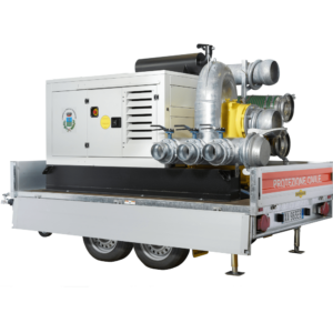 Remolque de bombeo contra inundaciones y desastres naturales