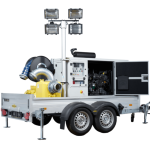 Remolque de bombeo contra inundaciones y desastres naturales