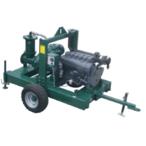 Motobomba remolcable