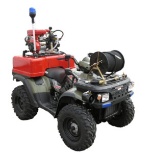 Equipo contra incendio de alta presión quad