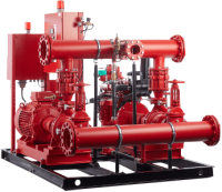 Bomba contra incendios, bombas sobre chasis